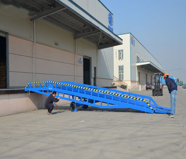 宁德移动式登车桥应用
